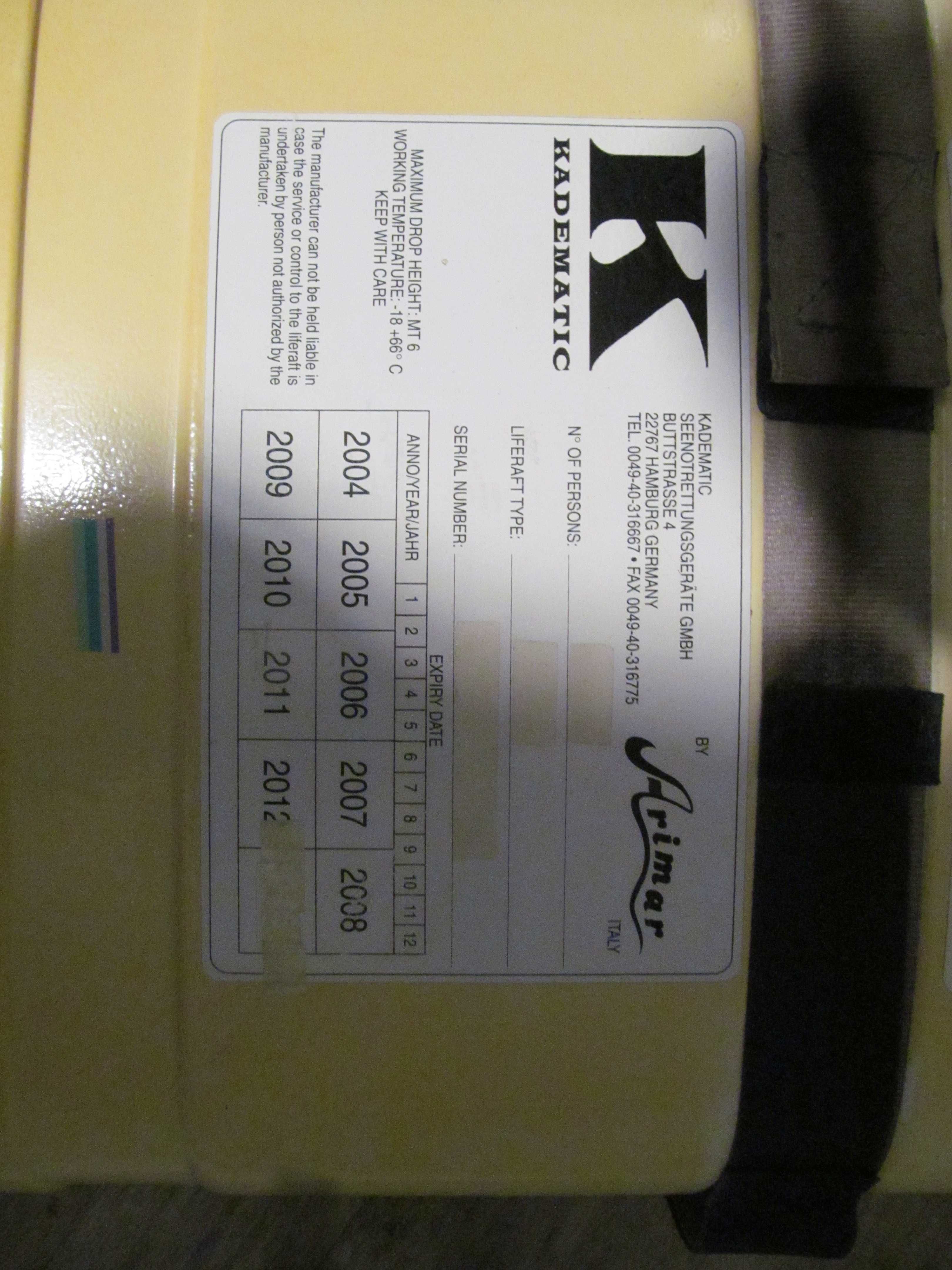 Tratwa ratunkowa Arimar z koszem nierdzewnym