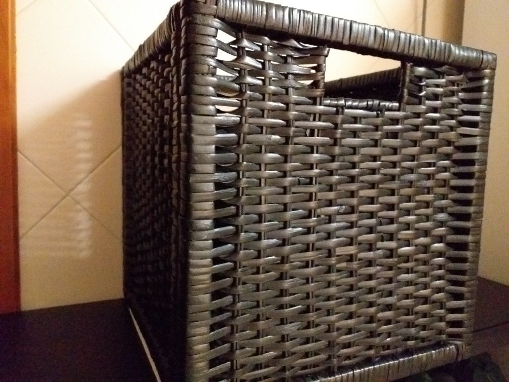 NOVO 2 Cestos pretos verga IKEA,preço unidade,DIAS ÚTEIS,Veja zonas
