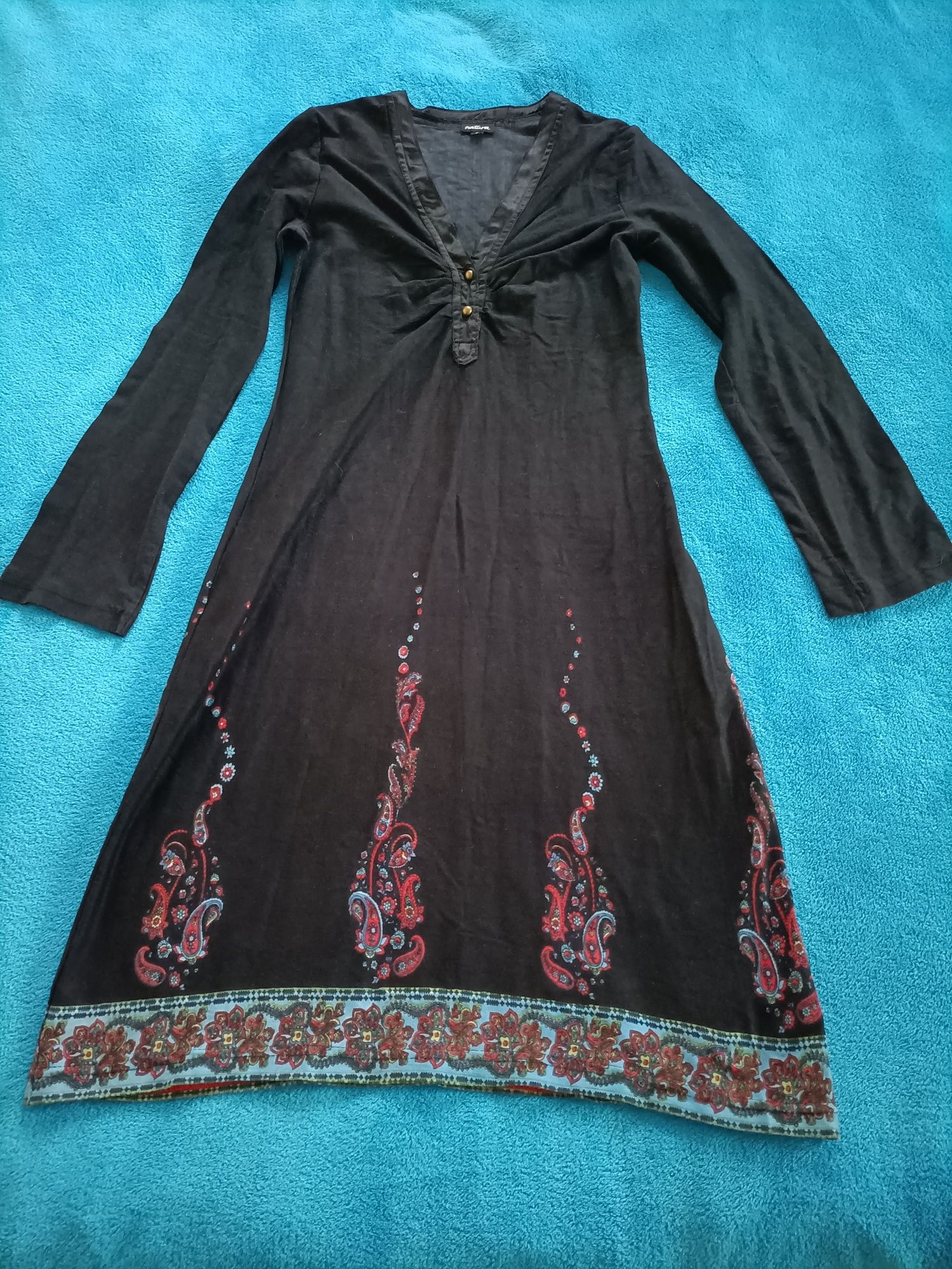 Vestido preto  Natura S