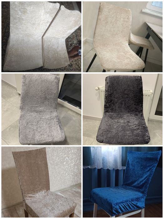 Чохол на стілець велюр 18 кольорів! Чохли на стільці Туреччина