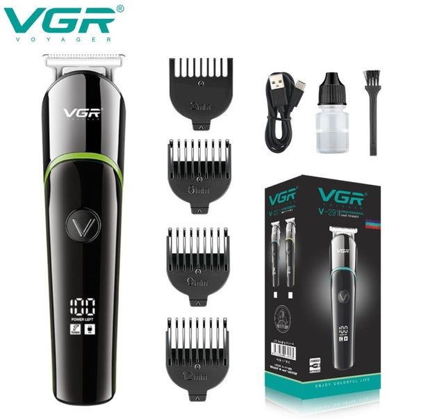 Машинка для стрижки, триммер, электробритва VGR V-291, аккумуляторная