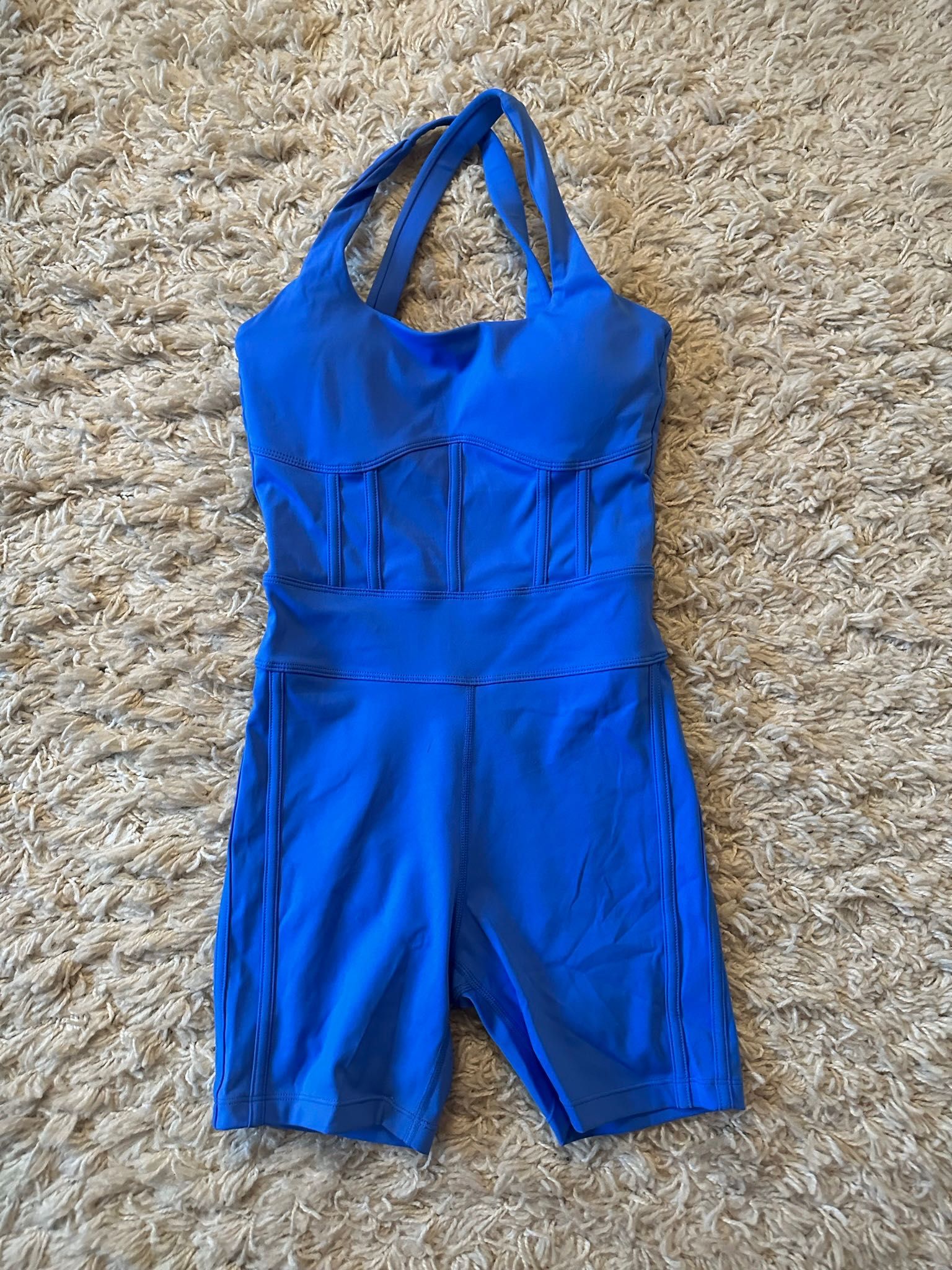 Комбез для залу/спорту синій fittiloo fitrun