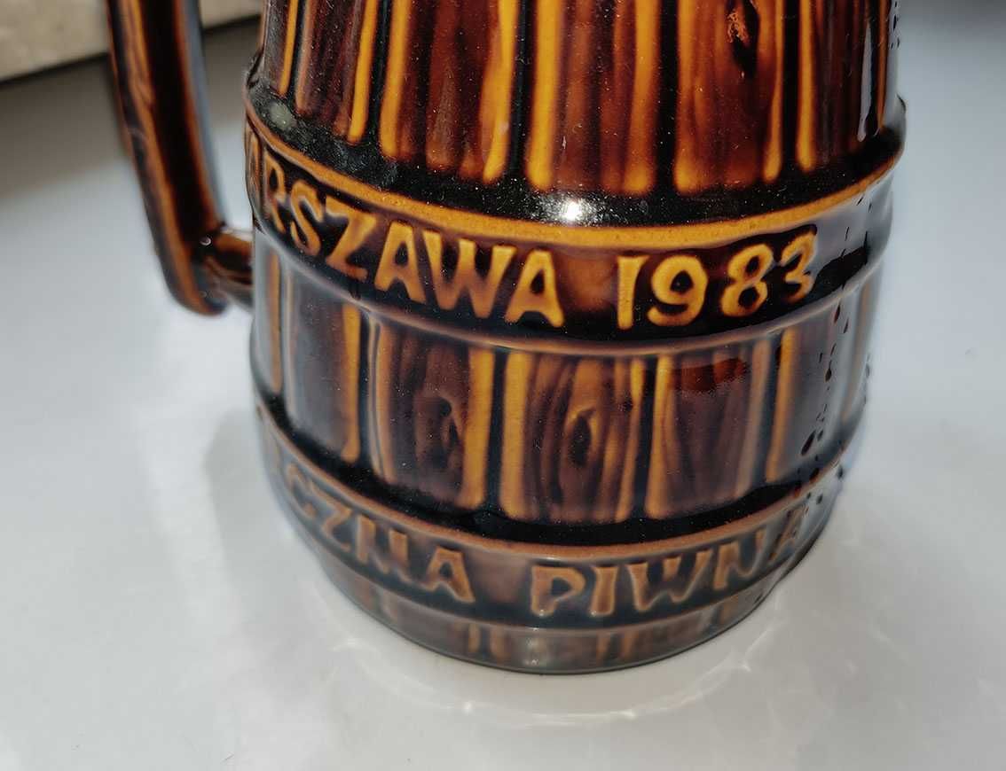 Kufel PRL 1983 rok. Kompania Piwna. 1100 ml