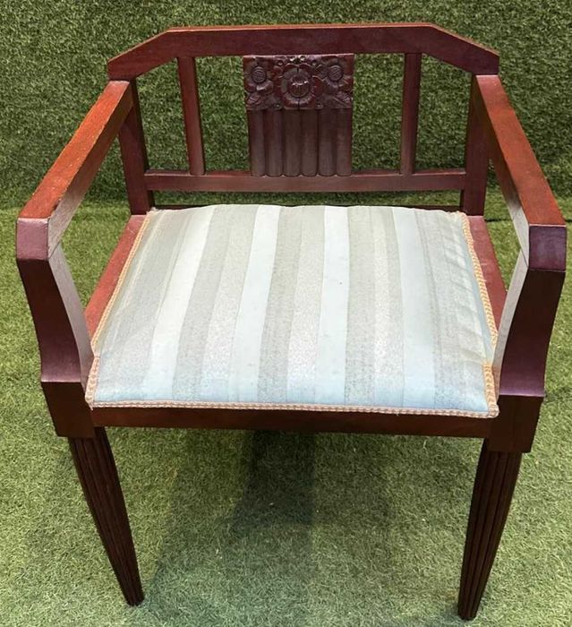 Banco antigo estilo sueco 40X53X71 cm