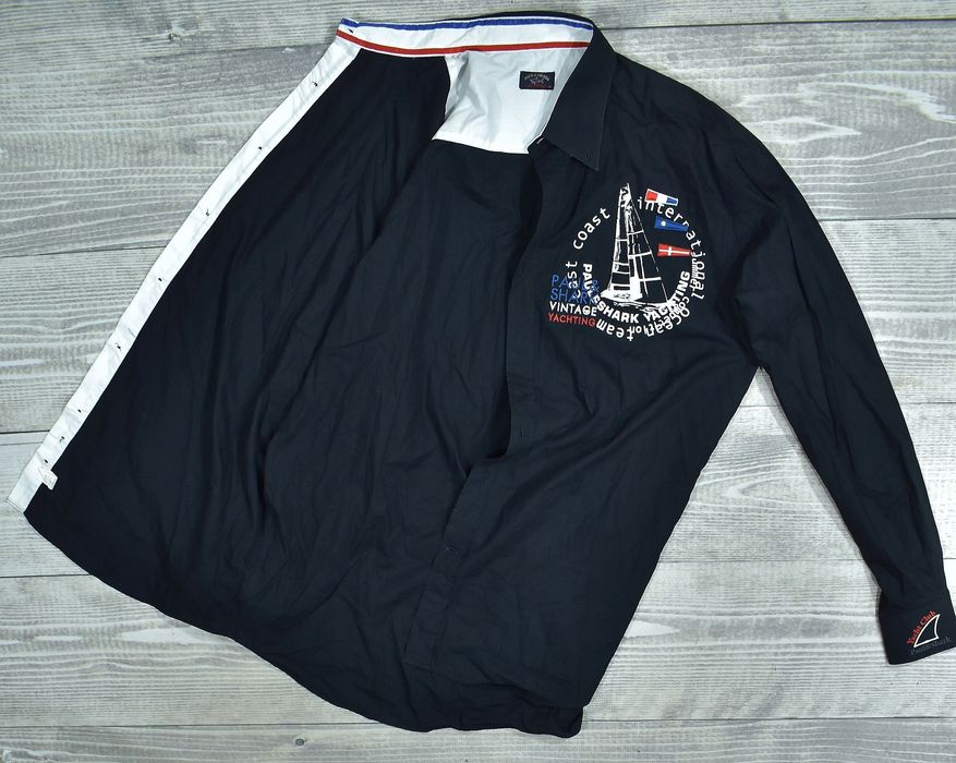 Paul Shark Vintage Yachting Logowana Koszula 45 3Xl