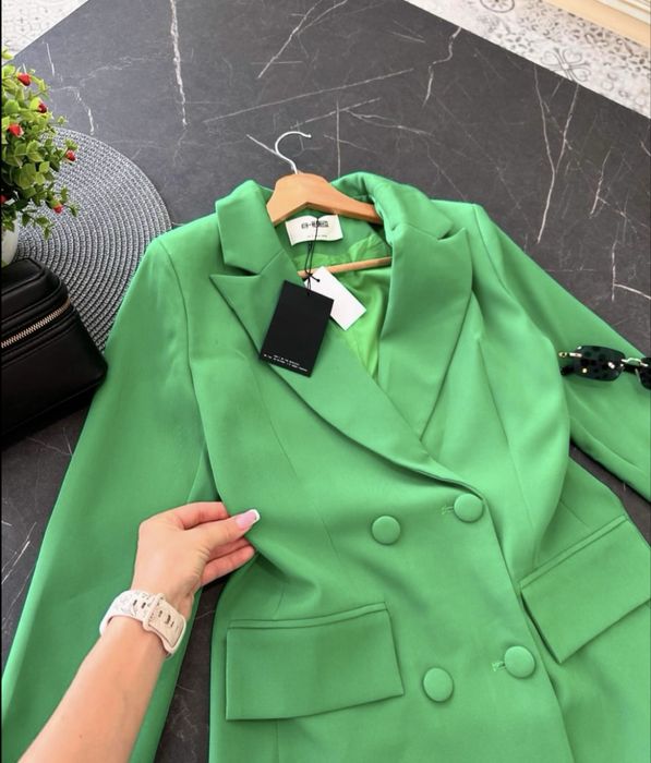 Пиджак зеленый с размер