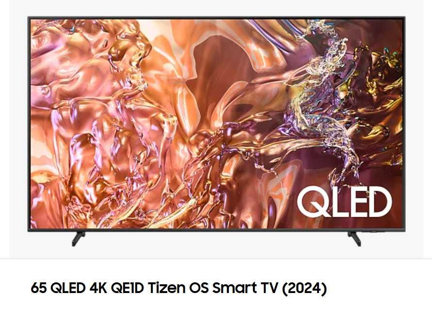65 QLED 4K QE1D Tizen OS Smart TV (2024) SAMSUNG