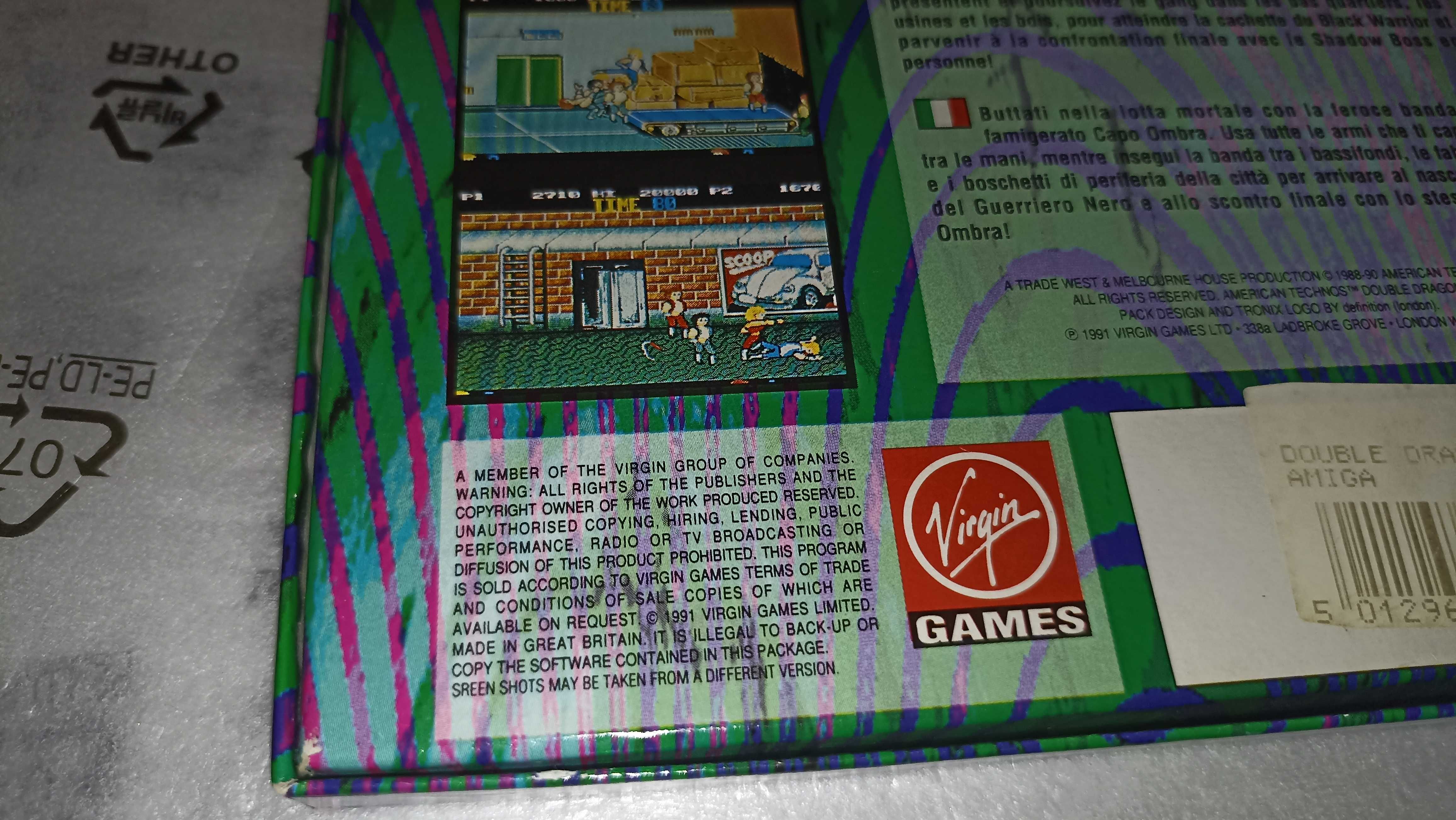 Double Dragon Amiga gra