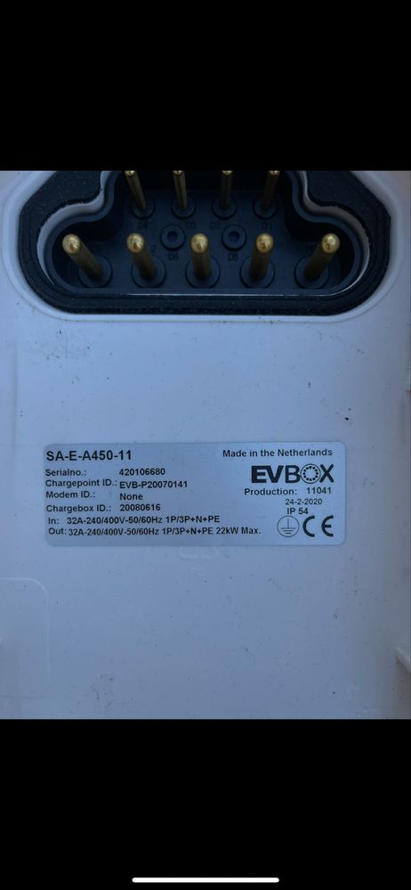 Ładowarka EVBOX SA-TE-A450-11 do pojazdów elektrycznych