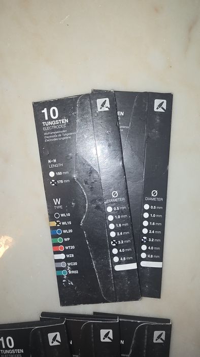 Tungsténios Tigzone 2.4mm / 3.2mm WL15 Gold