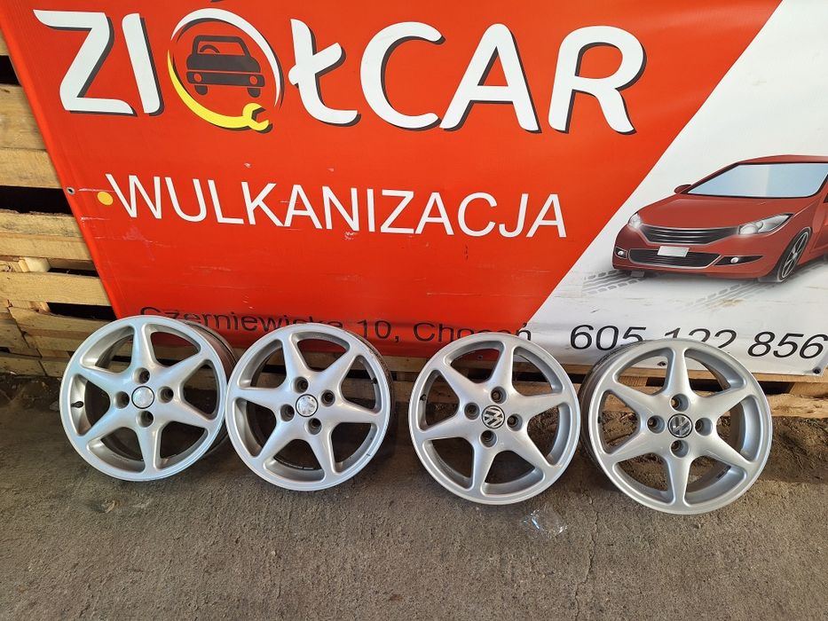 Alufelgi 4x100 15 ET38 VW Polo Golf Renault Opel Kia Toyota koła