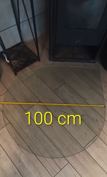 Szkło szyba pod kominek kozę 100 cm