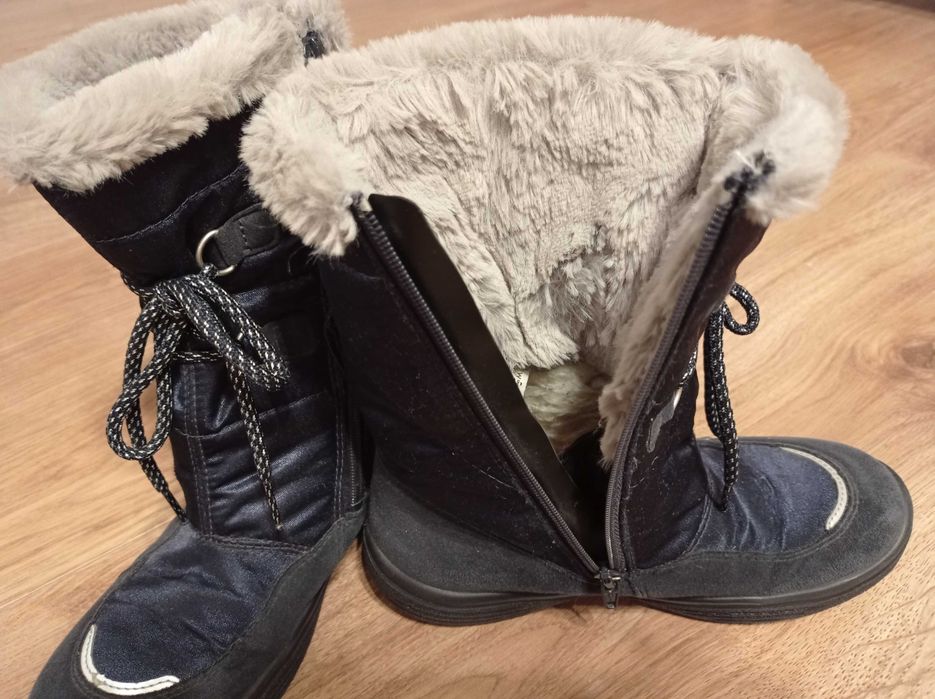 Buty zimowe dziewczęce Superfit rozm. 35 (wkładka 23cm)