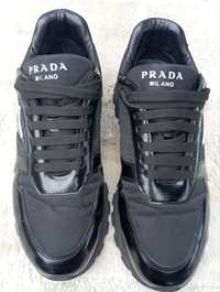 Чорні кросівки Prada 40 розмір