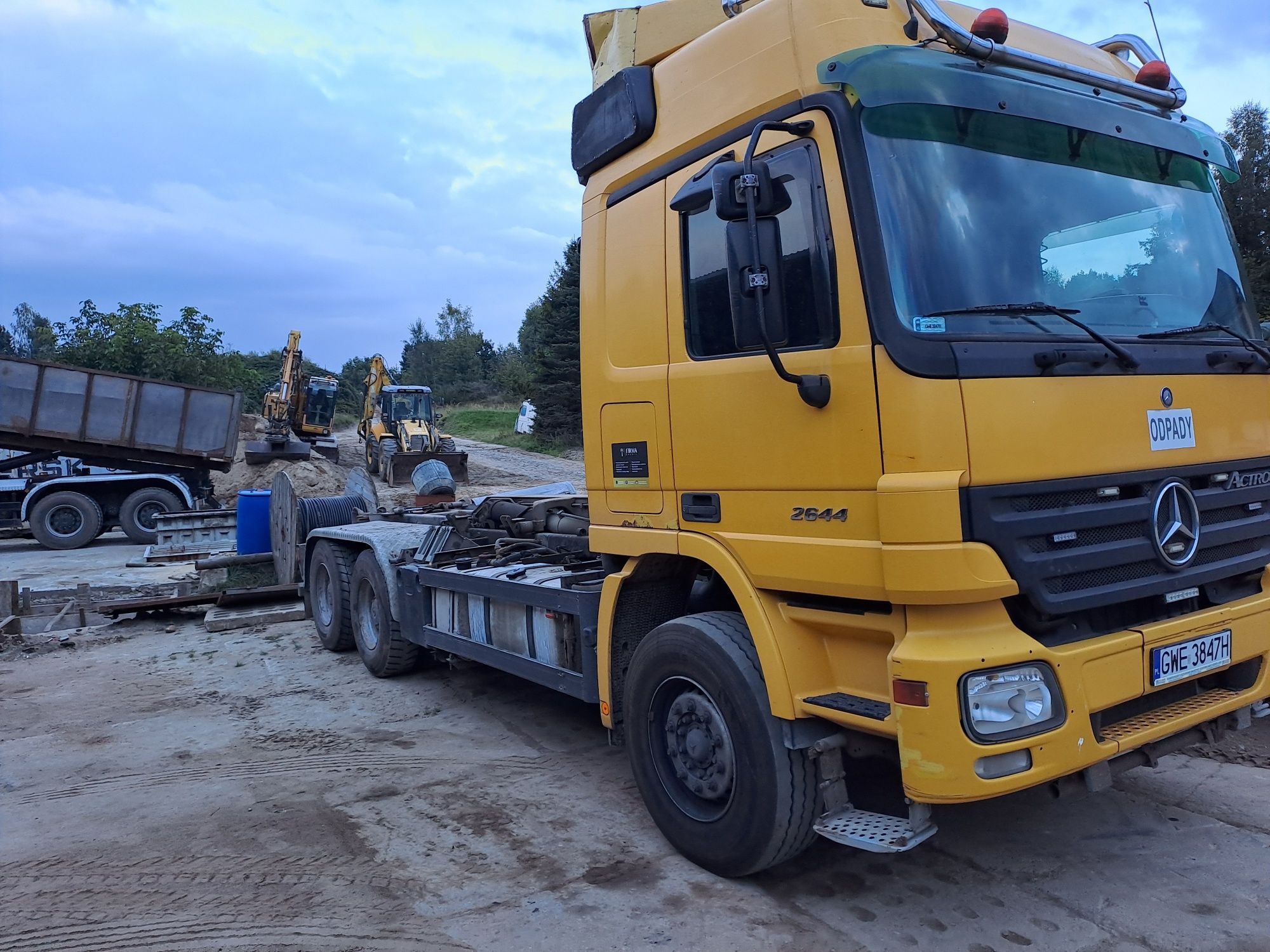 Mercedes Actros hakowiec