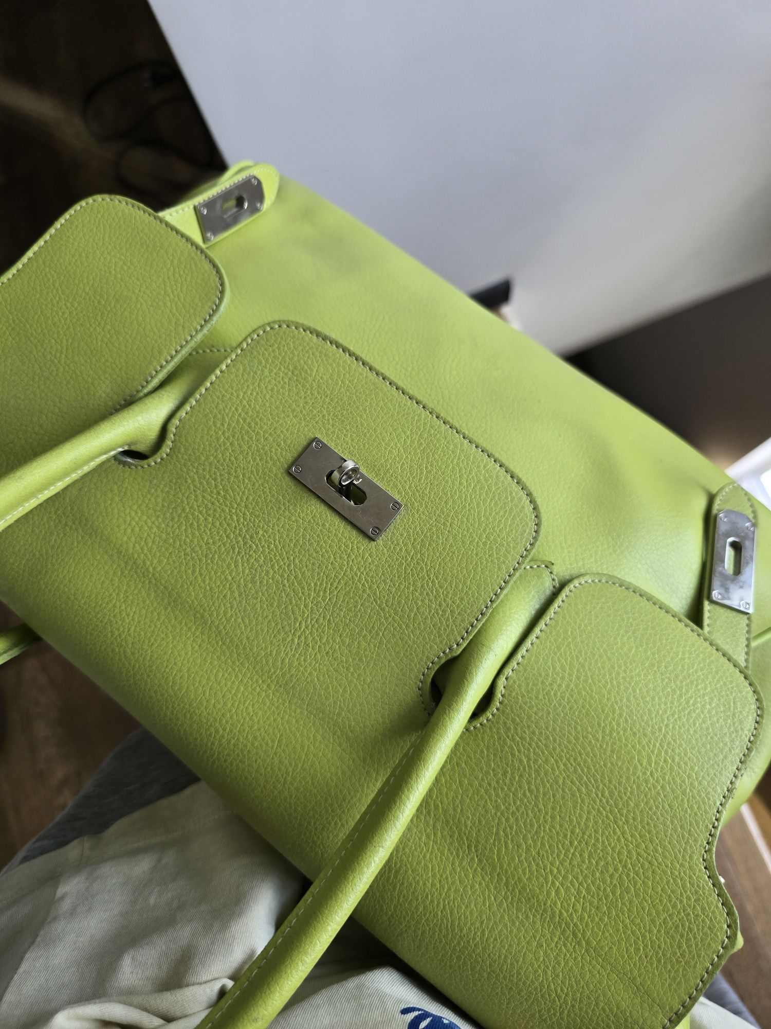 Шкіряна сумка вінтаж під Hermes