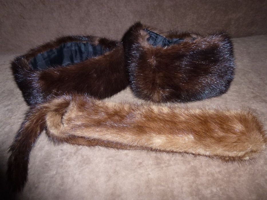 Opaska z naturalnej norki