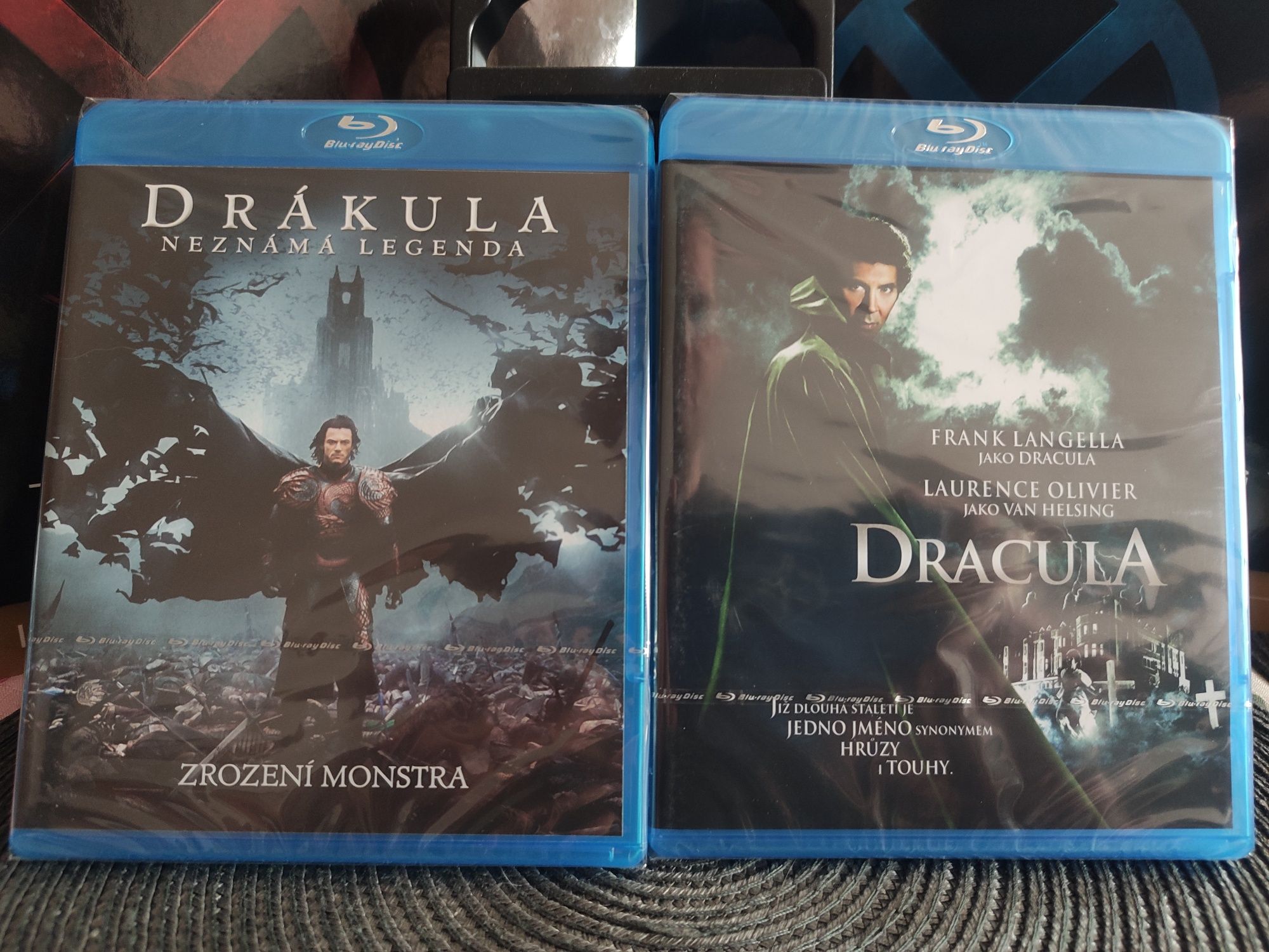 Zestaw filmów blu-ray Dracula (Luke Evans, Frank Langella, Laurence)Pl