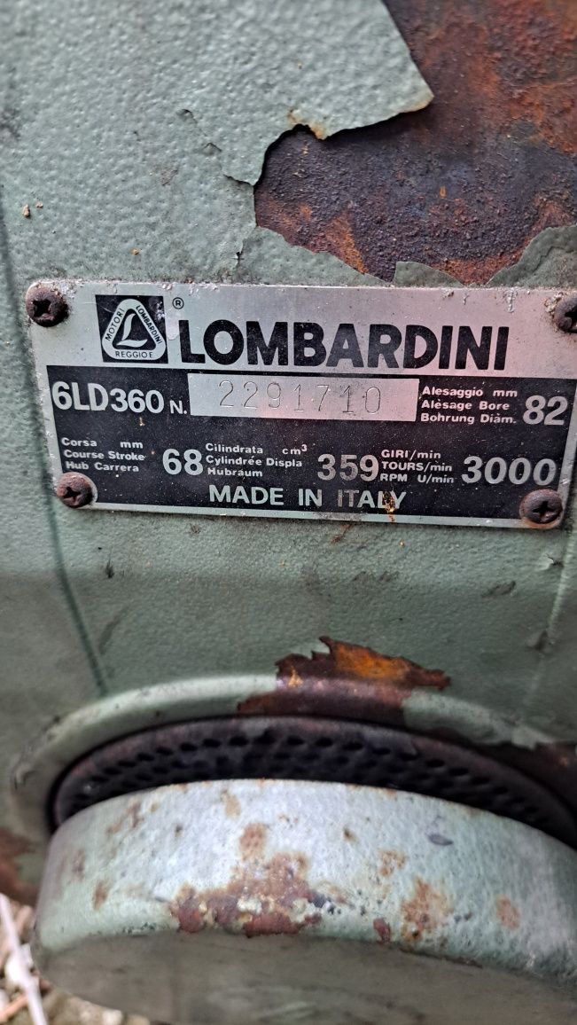 Agregat diesel Lombardini 6LD360
