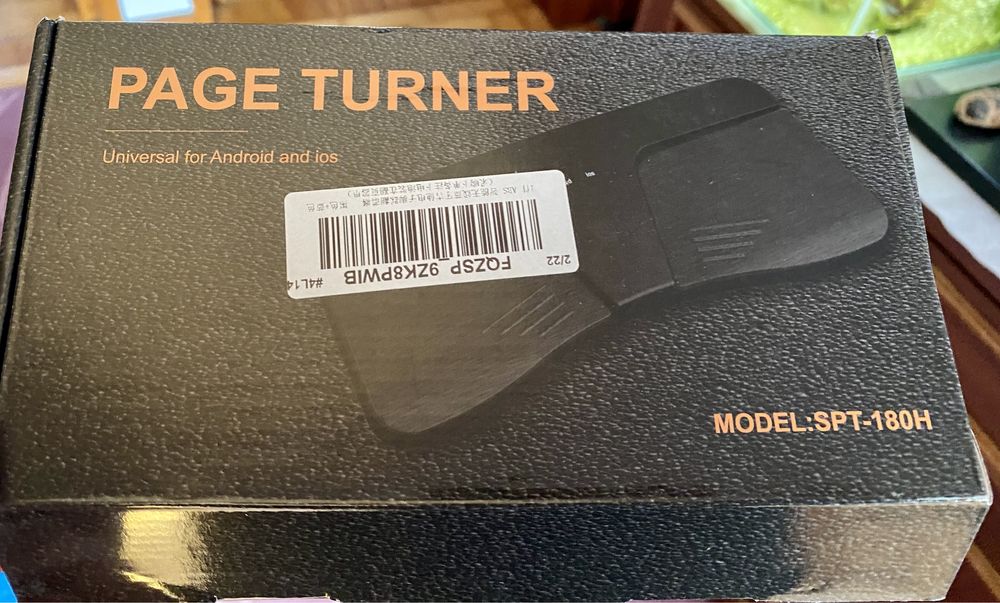 Pedal Page Tuner iOS e Andróid - mudar páginas