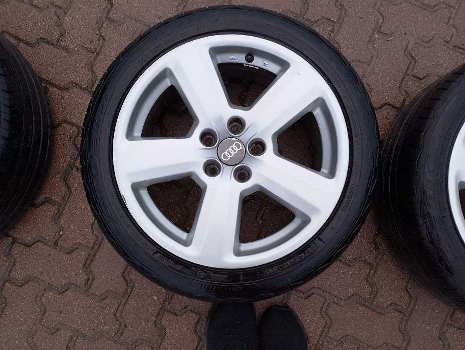 Audi A4 B6 B7 Alufelgi z oponami 17 cali 5x112 komplet