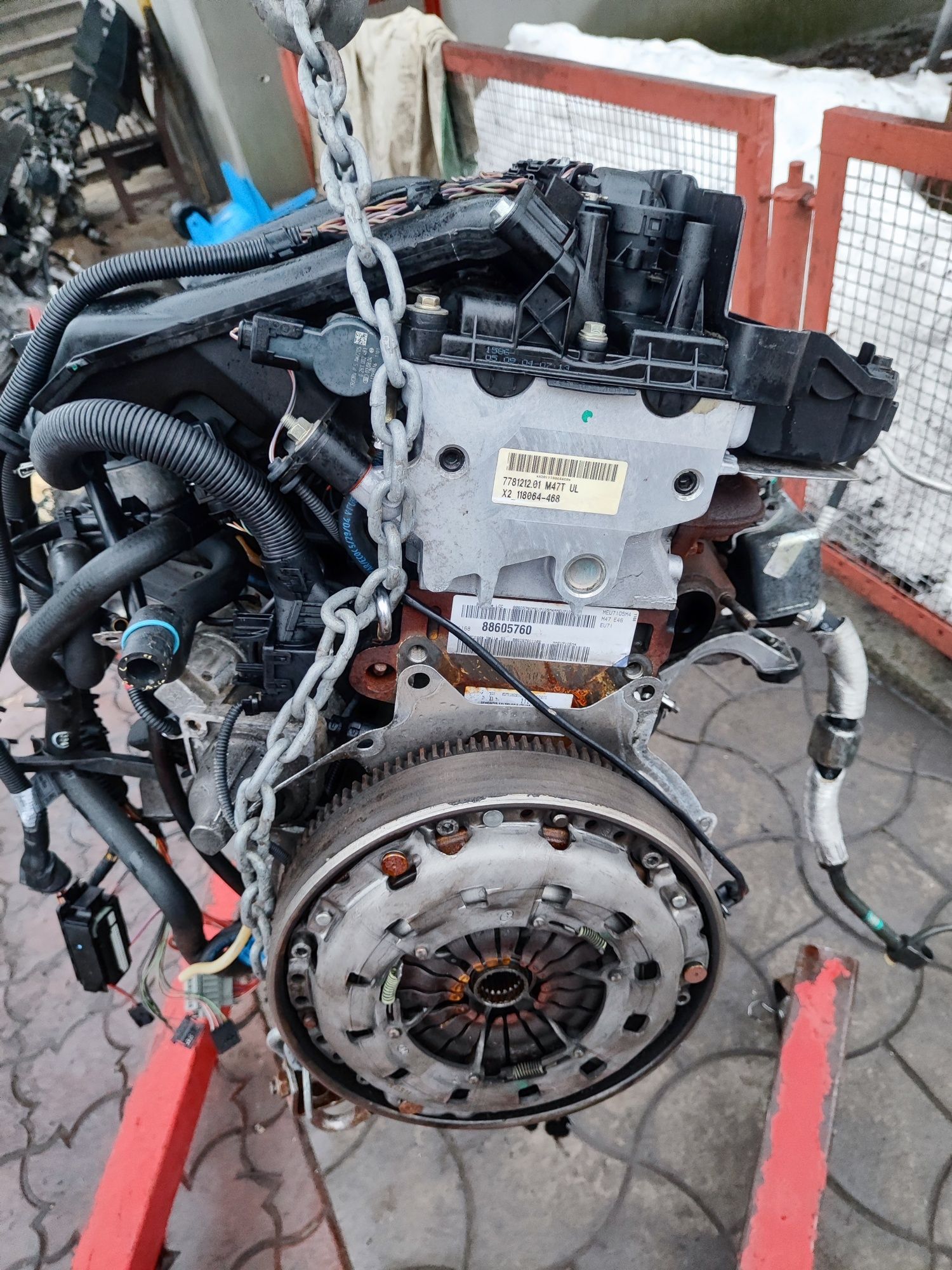 Мотор двигатель Е46 BMW M47T m47 2.0