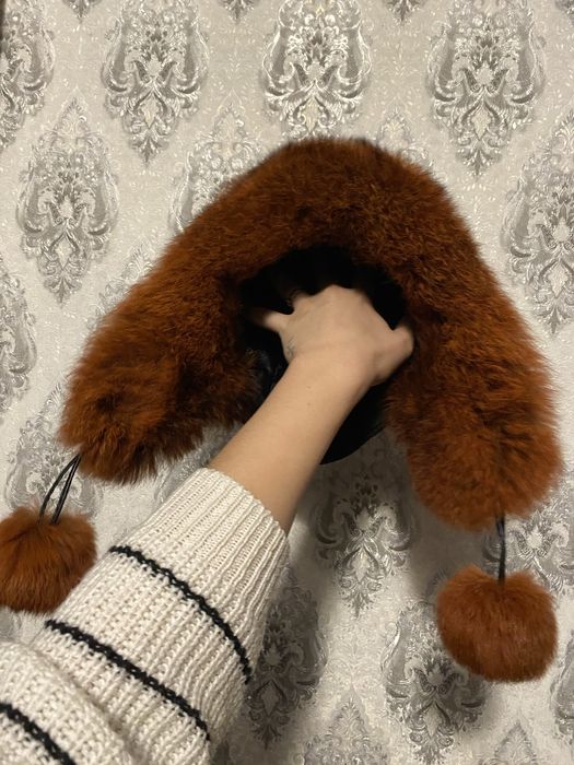 Хутряні шапки кролик/лисиця