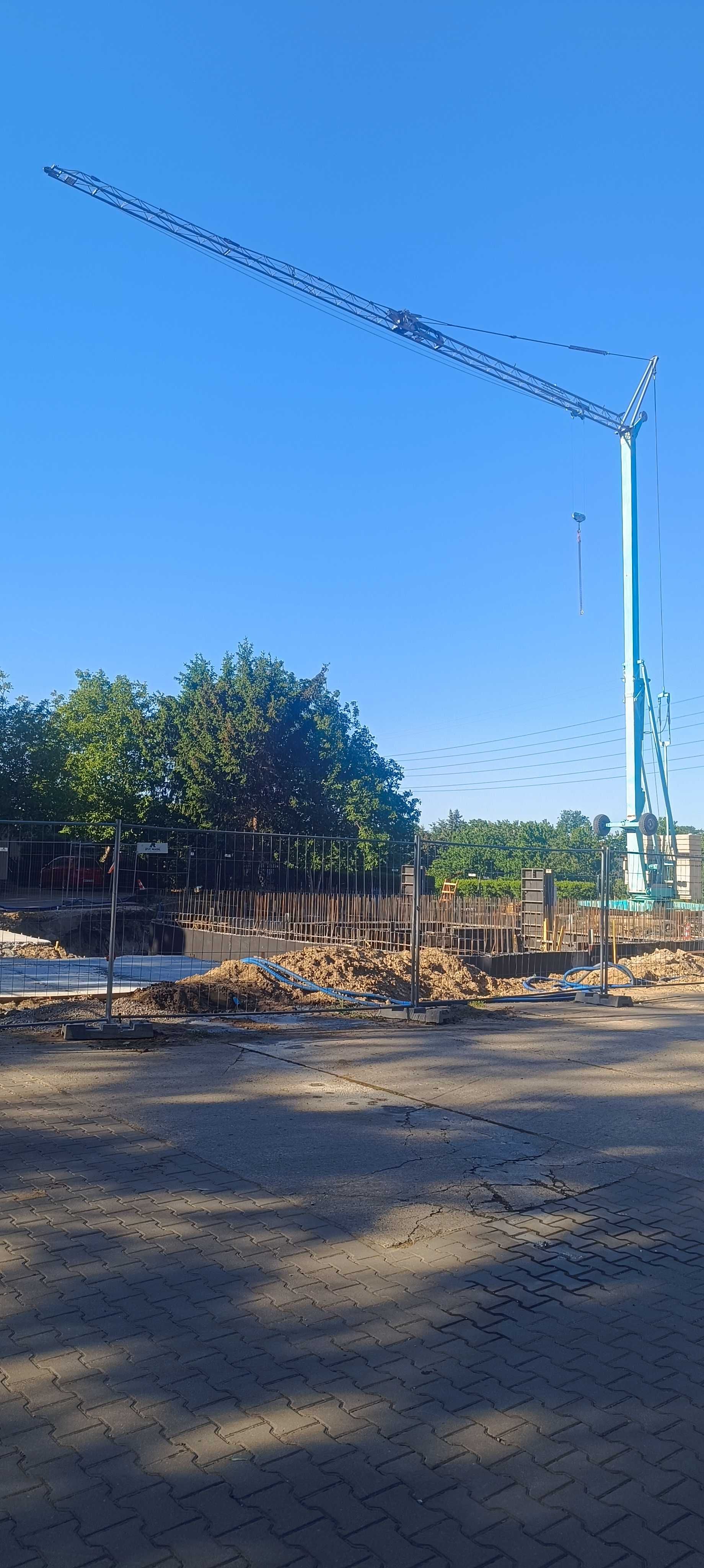 Żuraw budowalny Dźwig dekarski Dźwig Wieżowy Dźwigi WYNAJEM