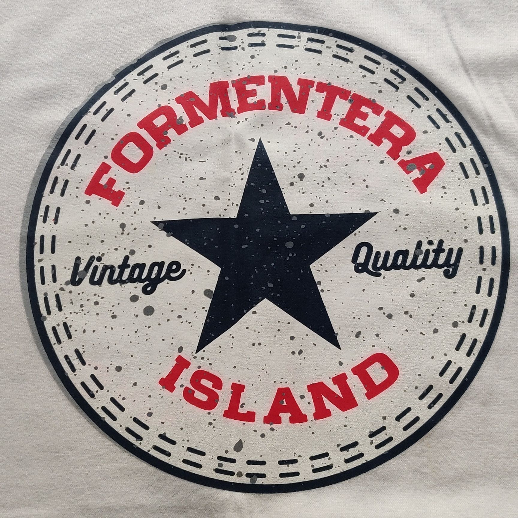 T-shirt przywieziony z Formentery, nowy, rozm. S, Vintage