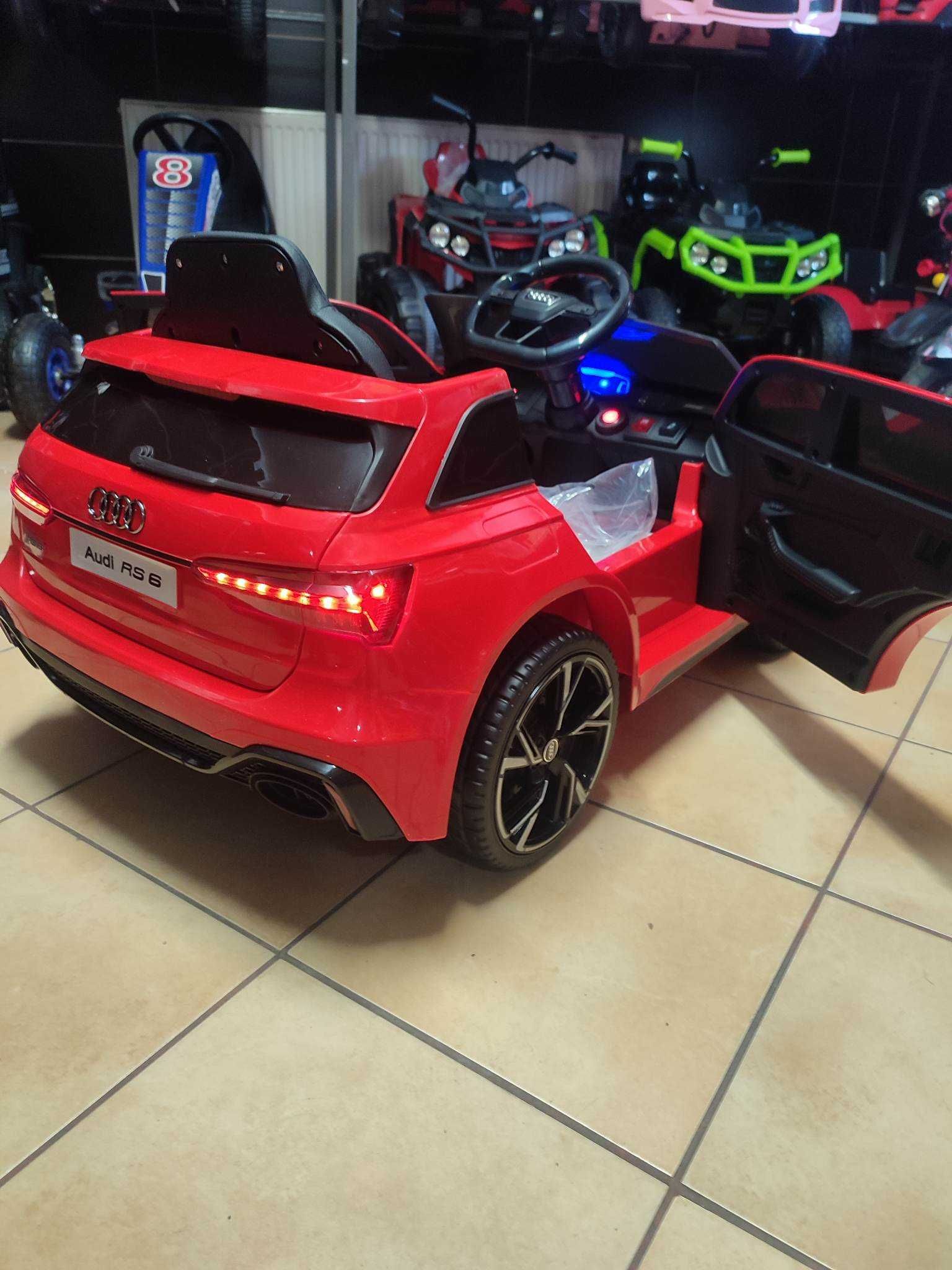 Samochód Auto AUDI RS6 GT Czerwony Auto na akumulator dla dzieci