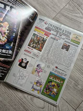 Manga mangi informatory Dragon Ball dodatki unikat zestaw