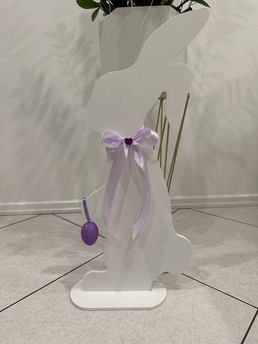 Figurka Zając Wielkanocny Dekoracja 62x27x11cm