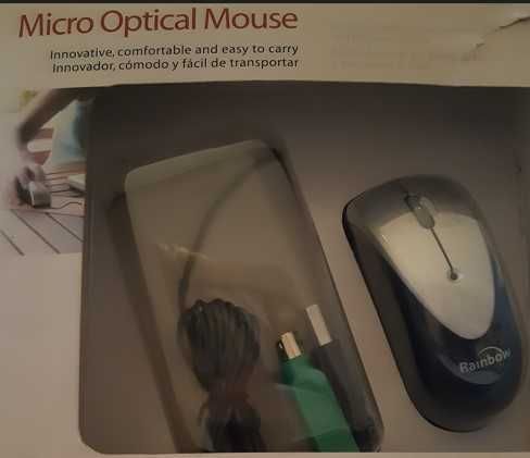 Micro optical mouse Rainbow 8718