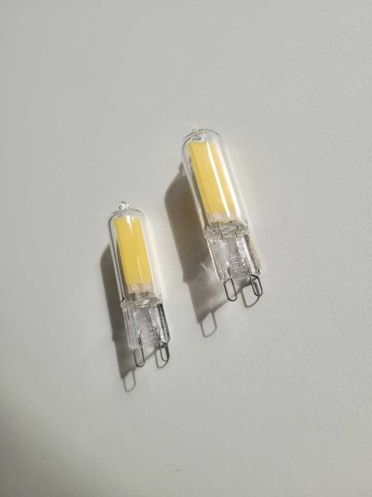 2 Lampadas LED G9 COB - 9W - Branco Frio
