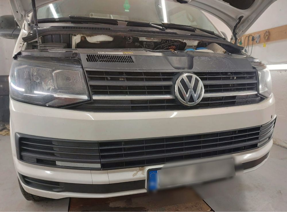 Kratki zderzaka VW Transporter T6  ’15-20r lampy H4