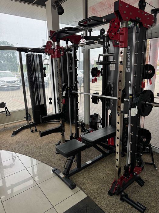 Brama do ćwiczeń klatka stojak maszyna Smitha inSPORTline CC600