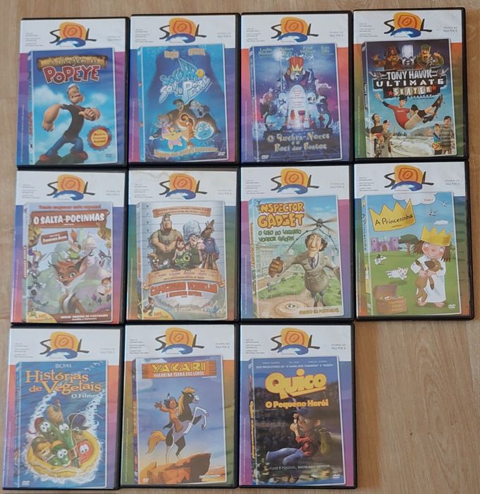 Filmes infantis em DVD