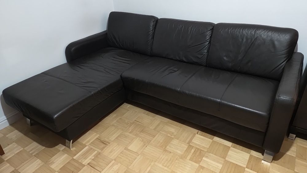 Narożnik rogówka skórzana Bono