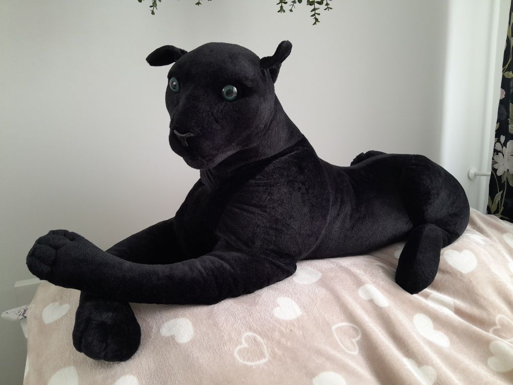 120 cm unikat czarna pantera pluszak maskotka
