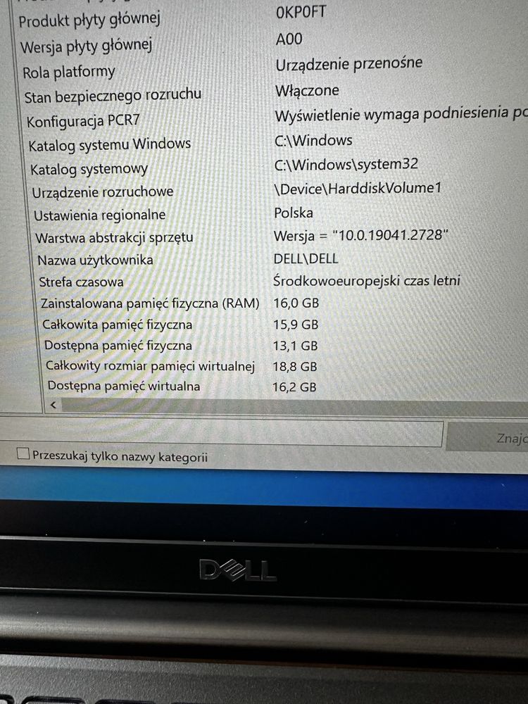 Laptop Dell Latitude 7490