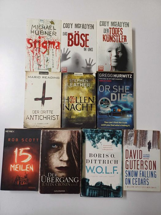 Livros de ficção 10 unidades