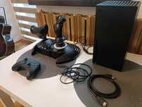 XBOX SERIES X 1TB, pad gry Joystick Thrustmaster T.Flight Hotas One