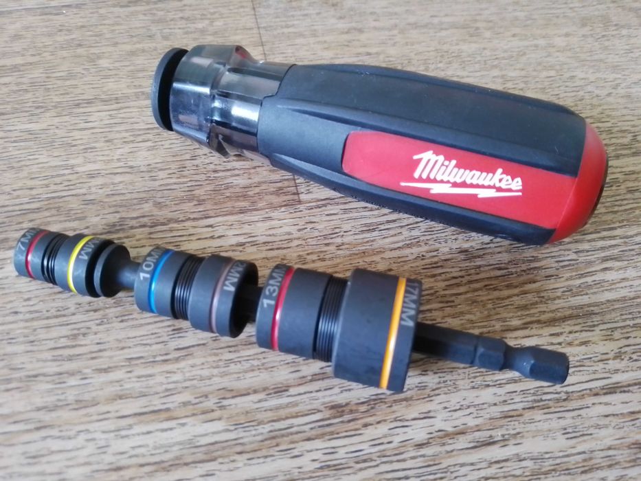 Ключ-викрутка магнітна ShW MILWAUKEE 6 в 1 Impact Multi-Nut Driver