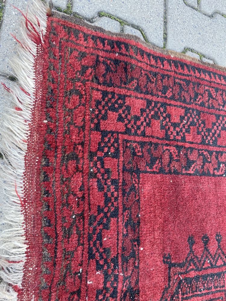 Dywan perski Buchara 130x100 ręcznie tkany Stary