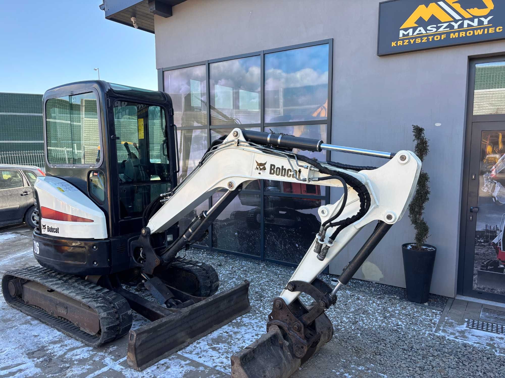 Minikoprak Bobcat E26 z 2014r szybkozłącze pełna ogrzewana kabina