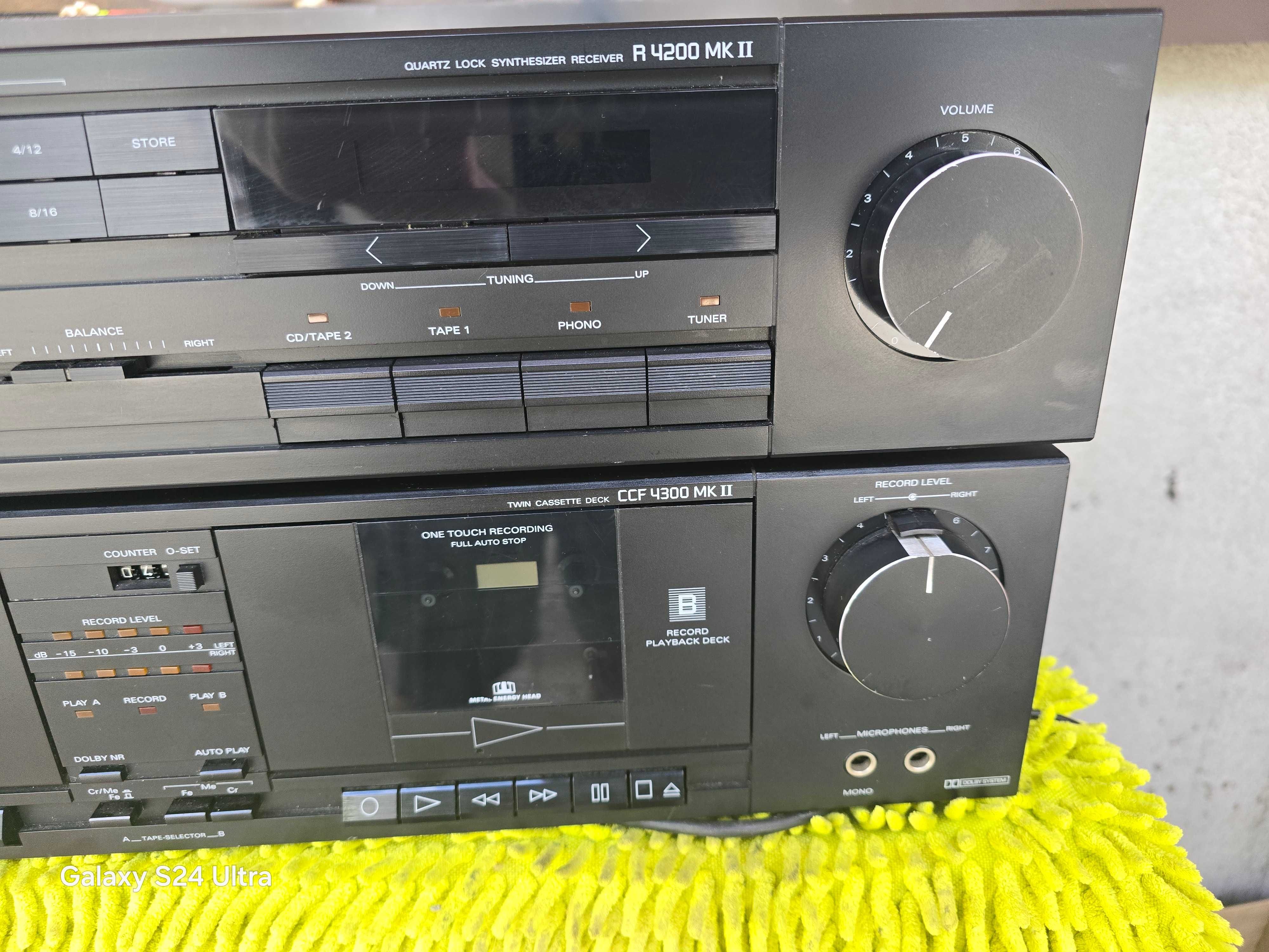 amplituner +magnetofon grundig stereo