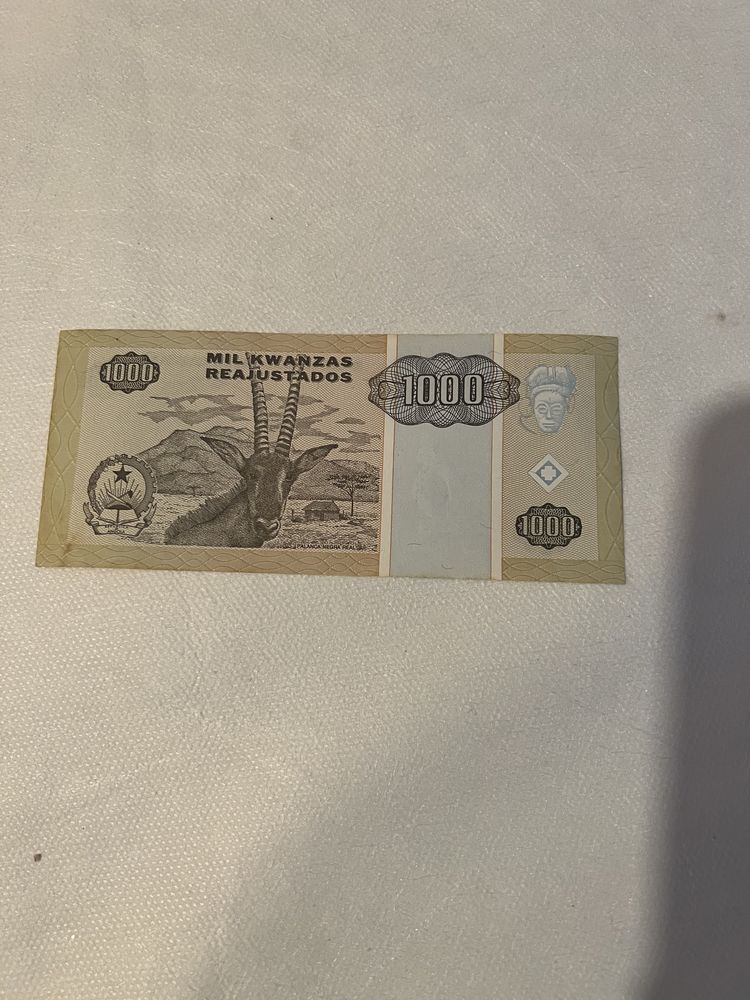 Notas de Angola- 1984, 1991, 1995