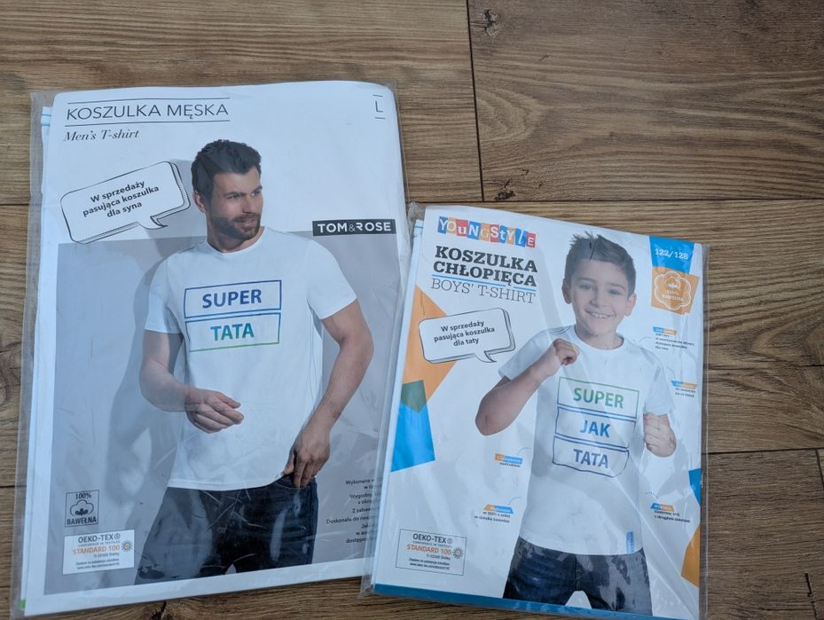 Komplet dla Taty i syna L 122/128