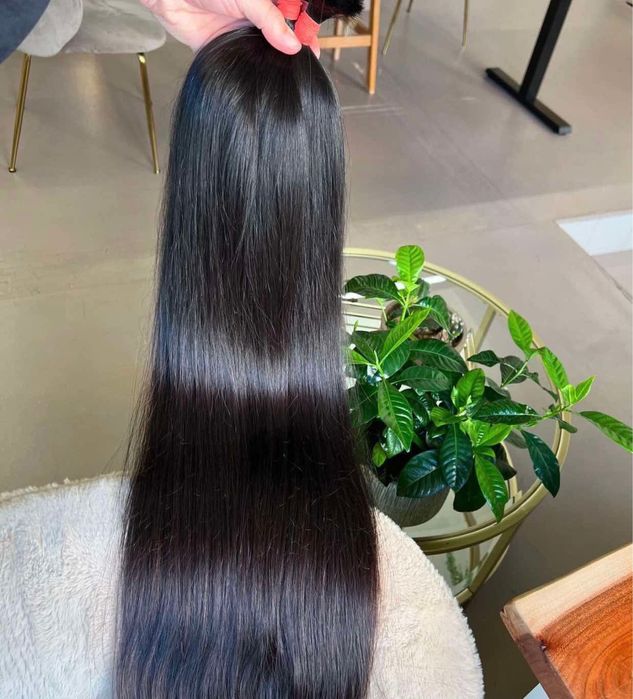 Wlosy dziewicze 57 cm 111 gr proste