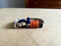 Pulseira Laranja, Azul, Bege Cx